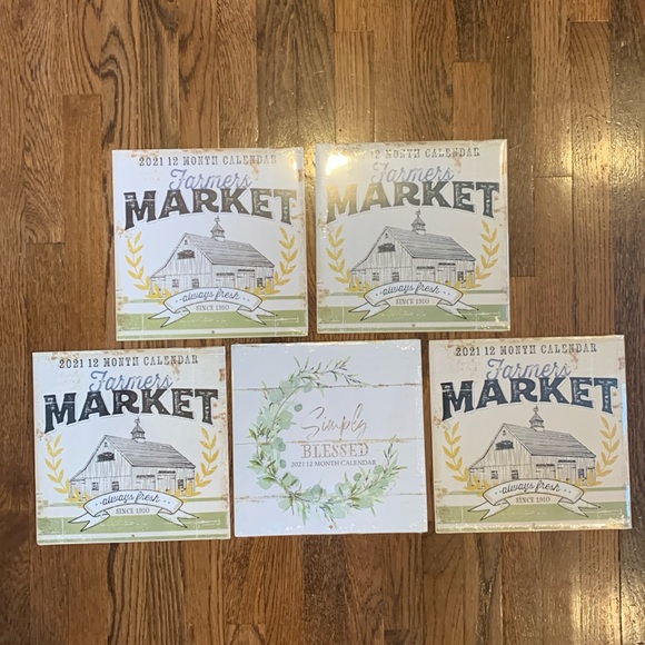 Other - Simply Blessed and Farmers Market Calendar Set